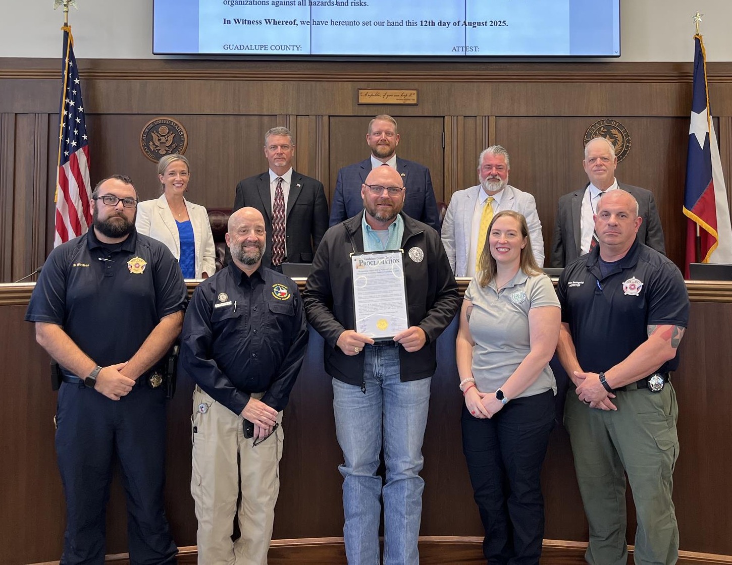 National Emergency Management Awareness Month in Guadalupe County